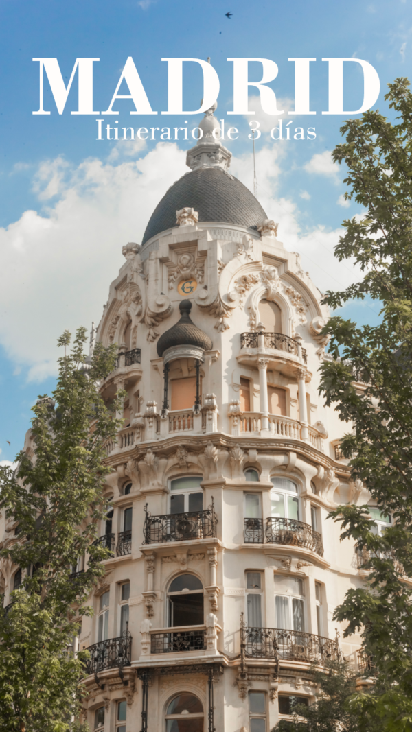 Itinerario de viaje a MADRID