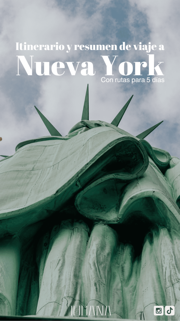 Itinerario de viaje a NUEVA YORK